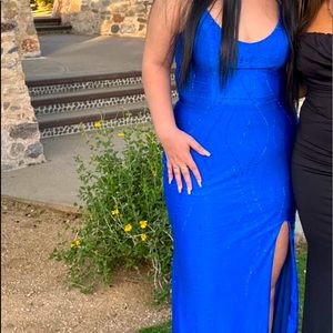 Royal Blue Formal Maxi Dress